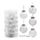 thumbnail image 1 of Bearachild Paquete de 30 bolas de Navidad, colgante decorativo de Navidad reutilizable para fiestas, bodas, cumpleaños, fotografía, patio, decoración del Kits de decoración para fiestas Blanco Bearachild HA065288-06B, 1 of 6