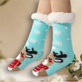 thumbnail image 6 of Christmas Day Fuzzy Socks for Women No Show Fall Fashion Must Haves Foot Warmer Ankle Cozy Winter Socks Coffee, 6 of 6