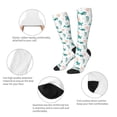 thumbnail image 5 of Fotbe Turtles And Seahorses print Women's Men's Novelty Crew Socks Cotton Socks Knee High Socks for Walking,Running,Nurses,Pregnancy, 5 of 8