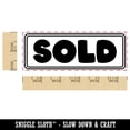 thumbnail image 2 of Sold Bold Self-Inking Rubber Stamp Ink Stamper for Business Office - Fuchsia Ink - Large 2-2/4 Inch, 2 of 7