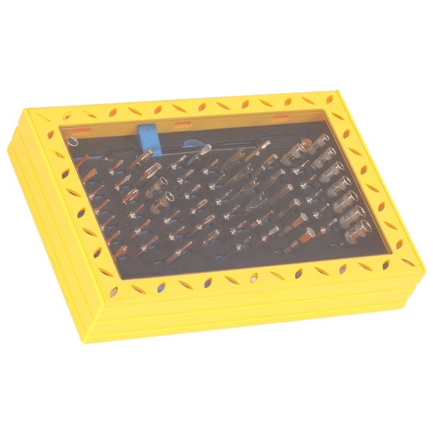 Juego de puntas de destornillador, destornillador 63 en 1, destornillador de reparación electrónica, juego de destornilladores diseñado para precisión
