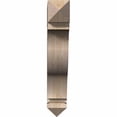 thumbnail image 2 of Ekena Millwork 5 1/2"W x 32"D x 32"H Funston Arts & Crafts Smooth Bracket, Douglas Fir, 2 of 13