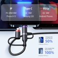 thumbnail image 3 of Cable de carga YOUSAMS PD USB C 5 en 1 de nailon trenzado de 60 W, 1,2 m, 3 of 8