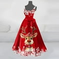 thumbnail image 2 of Wyzesi Robes Décontractées pour Femmes Invitées de Mariage Robe Décontractée de Vacances pour Femmes Imprimée à Manches Courtes Robes Roses pour Fille Paillettes, 2 of 3