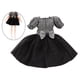 thumbnail image 4 of vestido de muñeca Vestido De Fiesta Con Falda De Muñeca Moderna Hecha A Mano, Ropa Para Muñecas De 30 Cm, 12 Pulgadas, Falda A Cuadros Magideal vestido de muñeca, 4 of 6