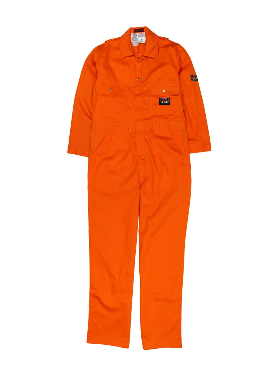 Rasco FR Orange Lightweight Twill Coveralls