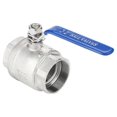 thumbnail image 3 of 304 Stainless Steel Two piece Full Port Female Thread Ball Valve 2" DN50 1000 WOG, 3 of 4