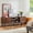 Retro Brown, variant on Mid-Century Modern TV Stand for TVs up to 60", Wood Entertainment Center with Storage Cabinets and Open Shelves, Natural Oak