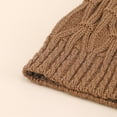 thumbnail image 6 of Only Moment Soft Knit Lazy Beanie for Women Khaki Acrylic Warm Winter Cuffed Hat for Cold Weather Outdoor Wear One Size, 6 of 6