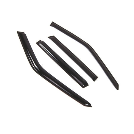 Volvo S70 Set - TuningPros DGWV-750 Outside Mount Window Visor Deflector Rain Guard Smoke Tinted 4 Pcs Set For 1998-2000 Volvo S70