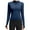 Blue, variant on Workout Jackets for Women, Full Zip Slim Fit Lightweight Athletic Running Sports Track Jacket with Pockets