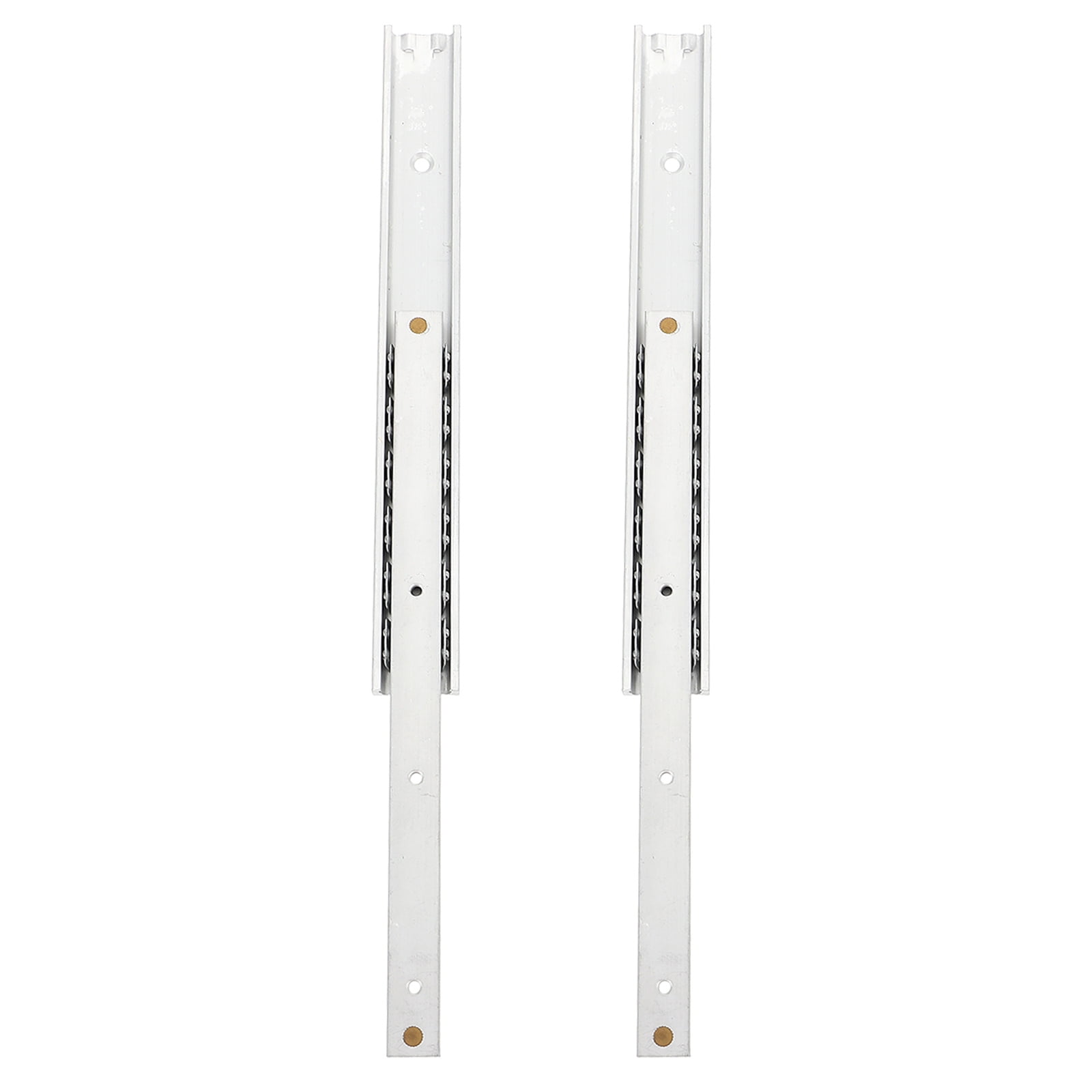 Fullbearing Drawer Extension 2Steel Stainless Fold Side Undermount Mount Slides Noise Less Rails