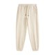 thumbnail image 1 of Pantalones largos para hombre, color liso, informales, con cordón en el tobillo, pantalones largos para hombre, 1 of 3