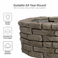 thumbnail image 5 of ROUND ROCKLOCK GARDEN BED w/28"-DSP, 5 of 7