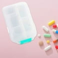 thumbnail image 3 of Organizador de pastillas de viaje perfecl estuche portátil pequeño, 3 of 6