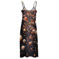 thumbnail image 5 of Planet Mars Mercury Jupiter Design Sleeveless Dress Woman Fashion Long Dresses Women's Summer Suit Dress 2025, 5 of 7