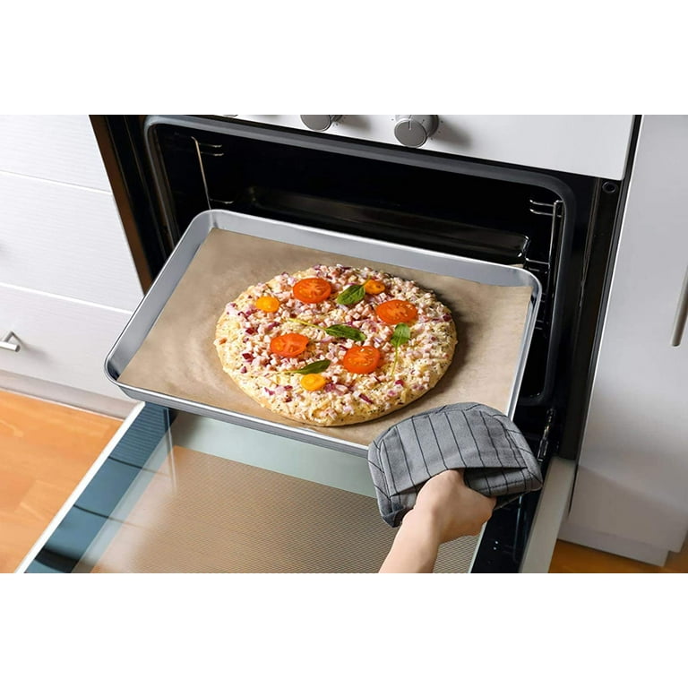 Baking Sheet Pans For Toaster Oven, Small Stainless Steel Cookie Sheets  Metal Bakeware Pan, Sturdy