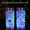 thumbnail image 4 of HomeLife Glowing Beer Cup LED Color Changing Dragon Cup Water Activated Light-Up Transparent Drinking Mug for Bar Party, 4 of 12