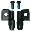 Origin8 Cable Stop, Cs1 with Adjustable Standard, Curved, Black, Pair