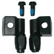 Origin8 Cable Stop, Cs1 with Adjustable Standard, Curved, Black, Pair