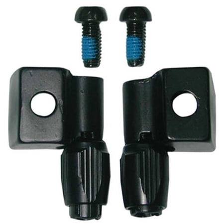 Origin8 Cable Stop, Cs1 with Adjustable Standard, Curved, Black, Pair