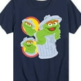 thumbnail image 3 of Sesame Street - Oscar Trash Can - Toddler and Youth Short Sleeve Graphic T-Shirt, 3 of 5