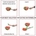 thumbnail image 4 of Watermelon Windmill Cutter Slicer, Stainless Steel Shape Fruit Tools Quickly Cut Tool Kitchen Gadgets with Melon Scoop, 4 of 6
