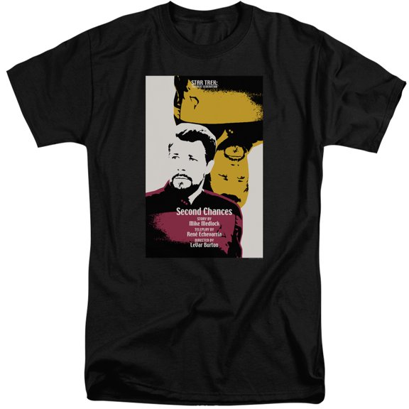 Star Trek Tng Season 6 Episode 24 Adult Tall T-Shirt 18/1 T-Shirt Black