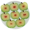 thumbnail image 2 of 8 PCS Artificial Green Apple Slice Fake Fruit Slices Decoration Photography Props, 2 of 3