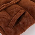thumbnail image 6 of WOYY Little Boys Corduroy Padded Vest Winter Warm Sleeveless Jacket Outerwear, Sizes 5-6, 6 of 6