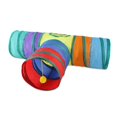 thumbnail image 3 of Túnel de conejillo de indias, túneles y tubos plegables de 3 vías para mascotas pequeñas con bola interactiva para bebé, conejo, hurón, hámster, esconderse y descansar, 3 of 5