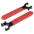 thumbnail image 1 of Unique Bargains Clé à Mandrin Collet Clé pour ER25M Serrage Écrou Fraiseuse Tour Mandrin Porte Outil avec Poignée Antidérapante Rouge 2pcs, 1 of 4