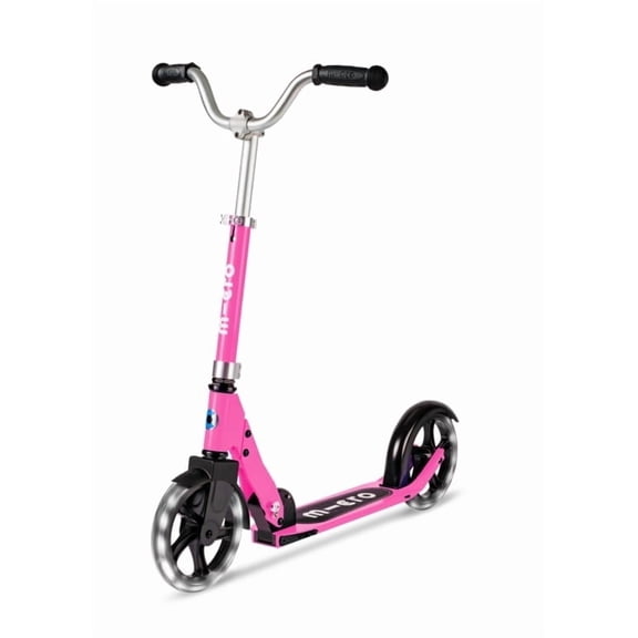 Micro Kickboard Cruiser LED Kids Kick Scooter, Foldable, Light-Up Wheels, Ages 6