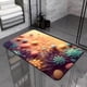 thumbnail image 2 of Alfombra de Piso de Baño Flor Alfombra de Suelo de Tierra Diatomácea, Baño Absorbente Alfombra de Pie Antideslizante, Alfombra de Secado, Alfombra de Baño, Alfombra de Piso de Interior de Suciedad, 2 of 3
