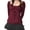 Red, variant on EMMIOL Women's Y2K Off-Shoulder Square Neck Long Sleeve Top with Front Tie, Trendy Slim Fit Spring/Fall Blouse