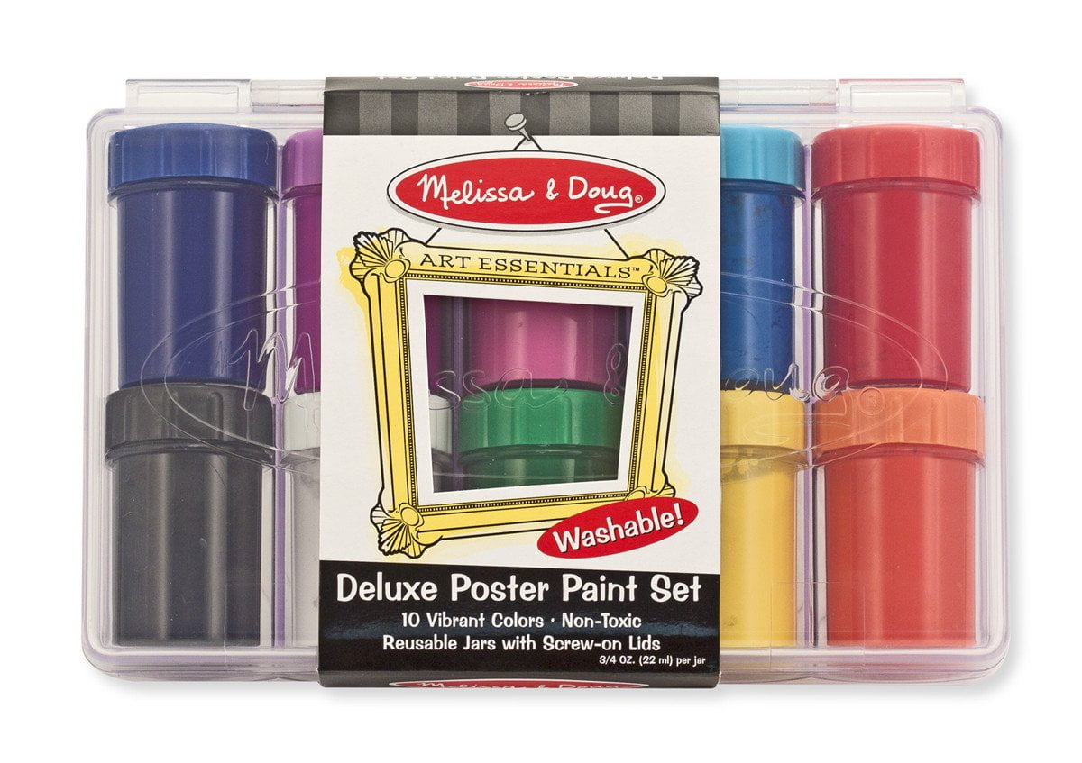 Melissa & Doug 14123 Deluxe Poster Paint Set (10colours) Walmart Canada
