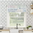 thumbnail image 2 of Curtain Valances for Windows Decor, Nautical Anchor Sailboat Rod Pocket Valance Window Treatment for Room, Short Tier Cafe Curtain Valance 54Inx18In Lake Life Theme, 54In x 18In, 2 of 6