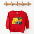 thumbnail image 3 of Leo the Truck Lifty Name Distressed - Toddler Graphic Sweatshirt, 3 of 15