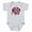 Heather Gray, variant on CafePress - Cobra Commander Body Suit - Cute Infant Bodysuit Baby Romper - Size Newborn - 24 Months