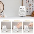 thumbnail image 5 of Reloj despertador para niños con control de aplicación de teléfono inteligente, reloj despertador digital para dormitorio de niños, lindo reloj WiFi junto a la cama con tigre 3D, reloj despe, 5 of 5