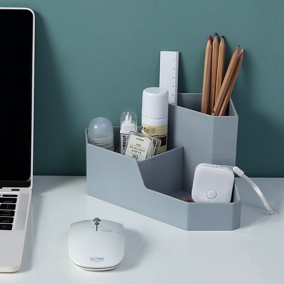 TABLETREANDS Organizador Plástico Para Maquillaje Ideal Para Gadgets Delgados Y
