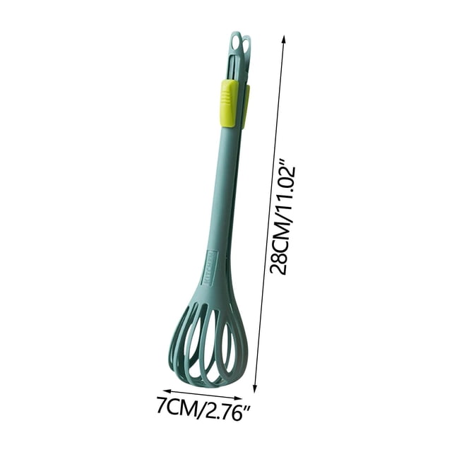 2 In 1 Food Tongs And Whisk 2023 Multifunctional Whisk Bread Tongs Hand Handheld Plastic Bread Tongs Pasta Multifunctional Kit