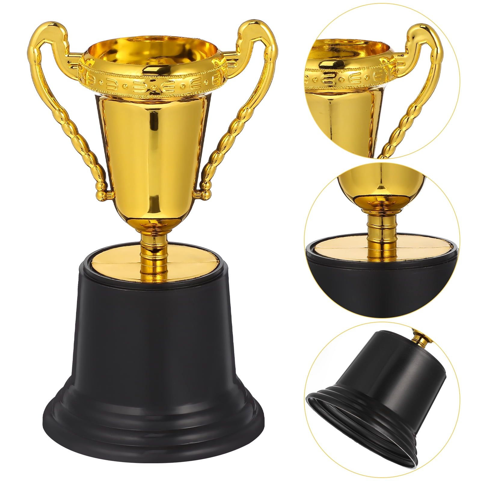 12 Pcs Award Trophies Plastic Small Decorative Model for Party Game Competition