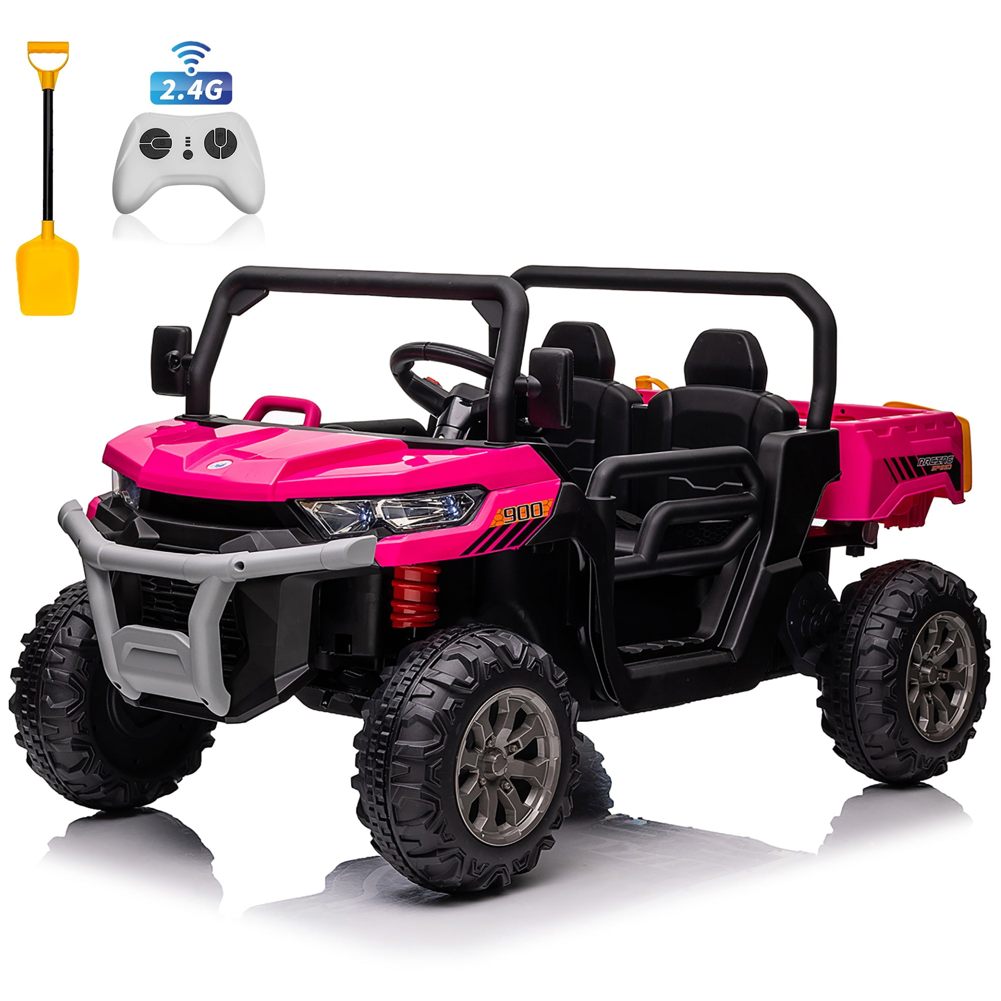 Joyracer 24 Volt Kids Ride on UTV with Remote Control, 2 Seater Ride on Truck Car w/ 2x200W