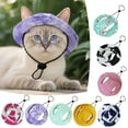 thumbnail image 5 of Cat & Dog Sun Hat - Cute Tie-Dye Fisherman Hat with Ear Holes for Small Pets, Breathable Cotton Summer Hat for Sun Protection & Dress-Up, 5 of 5