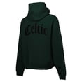 thumbnail image 3 of Men's Green Celtic Old English Oversized Raglan Pullover Hoodie, 3 of 3
