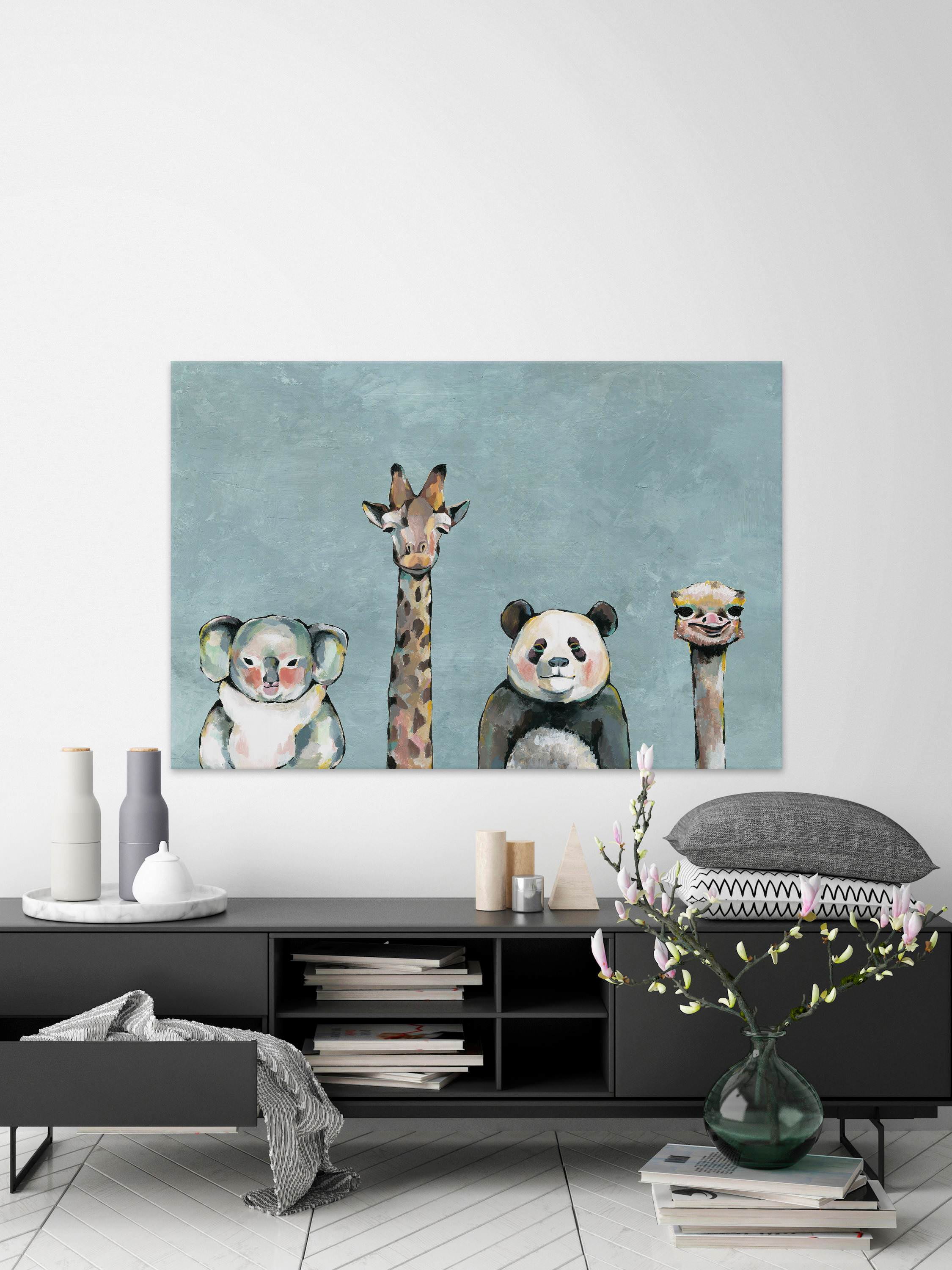 Chubby Bubbly Painting Print on Wrapped Canvas