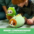 thumbnail image 4 of Joyfy  Kawaii Dinosaur Corgi Stuffed Animal Weighted Plush Toy 11" Soft Cute Plushies Pillow for Kids and Adults, Surprise Birthday Gift for Boys and Girls, 4 of 8