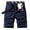 Blue, variant on Fesfesfes Fashion Mens Cargo Shorts Pocket Zipper Stretchy Leisure Time Casual Solid Color Short Pants Under 10$
