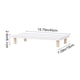 thumbnail image 3 of Soporte para ordenador | Organizador de escritorio ajustable en altura, base ergonómica de madera, 16 mm de grosor caqui/blanco | Estantería de exposición resistente de 40x20cm, montaje sencillo,, 3 of 6